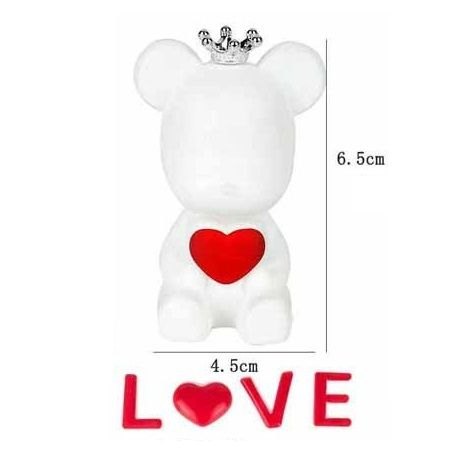 Gấu Đội Vương Miện_Gấu Trắng +Love
