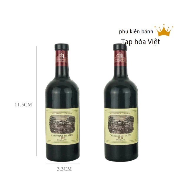 Chai Rượu Vang Đỏ_Rượu Đen
