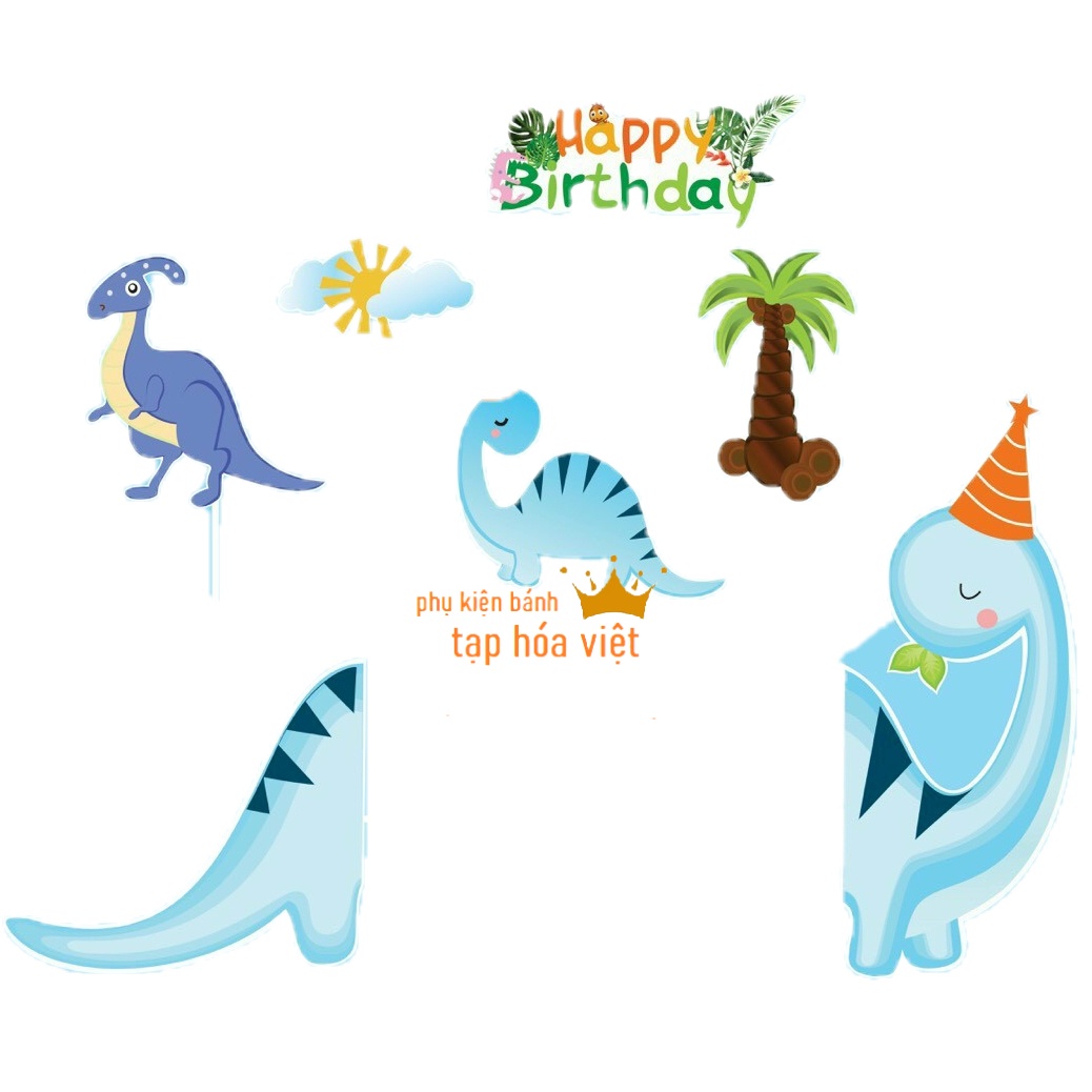 Khủng Long Ghép Đầu_Xanh Dương