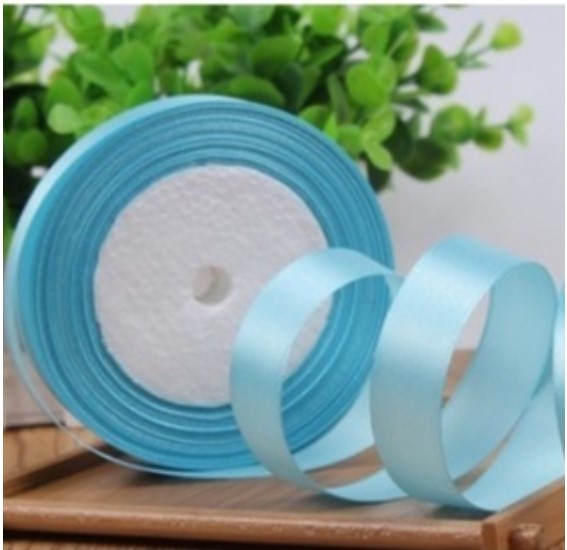 Ruy Băng Lụa 2Cm_Xanh Nhạt