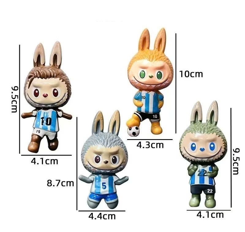 Bộ 4 Labubu Bóng Đá