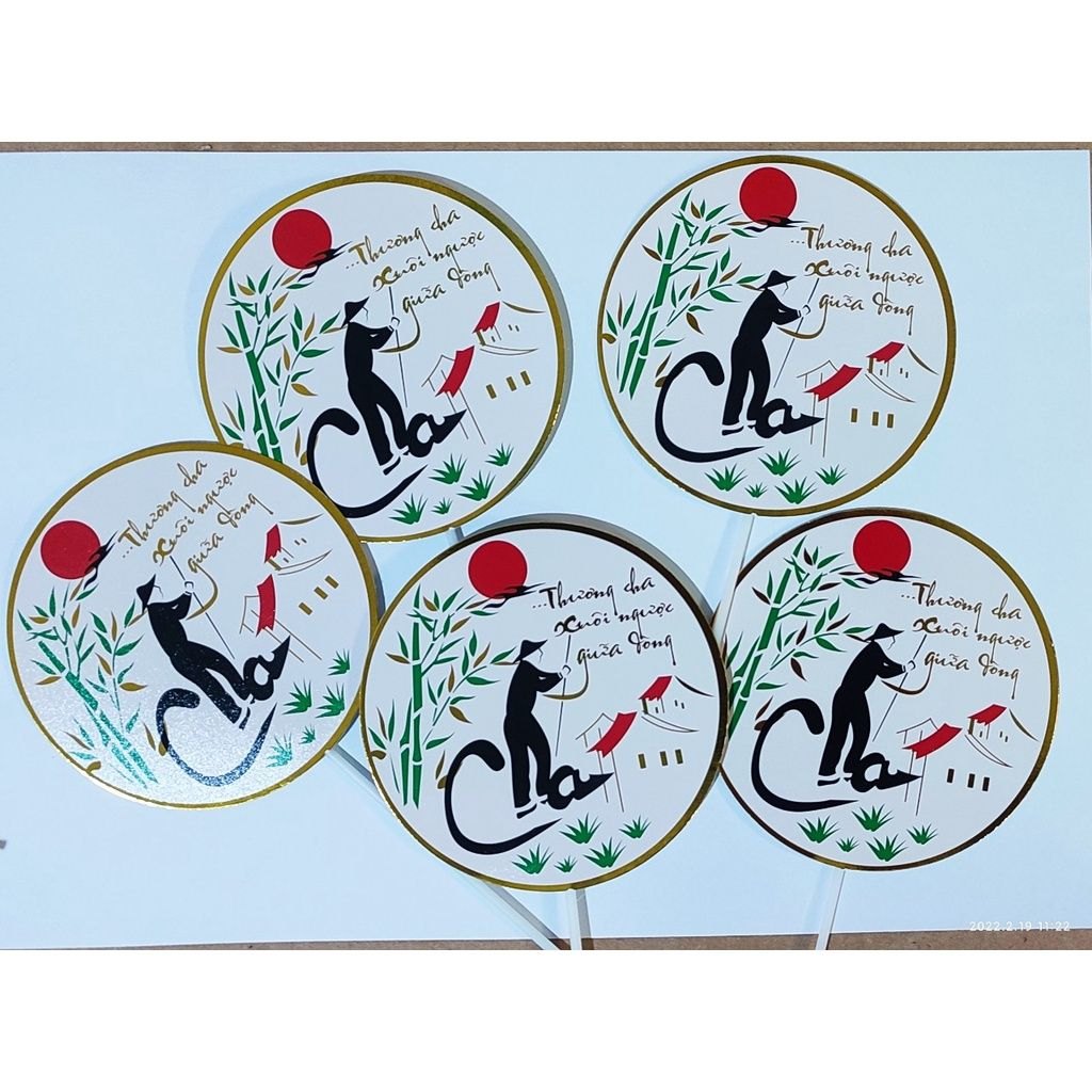 Set Giấy Hình Cha