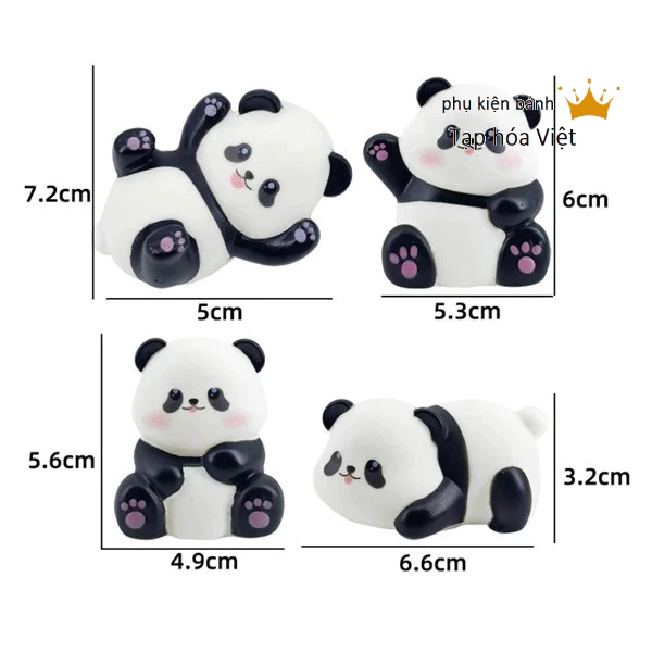 Bộ 4 Gấu trúc