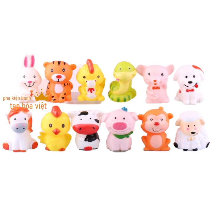 Bộ 12 Con Giáp Nhựa