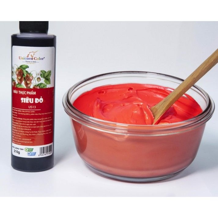 Màu Nước 210g_Chai To_Siêu Đỏ