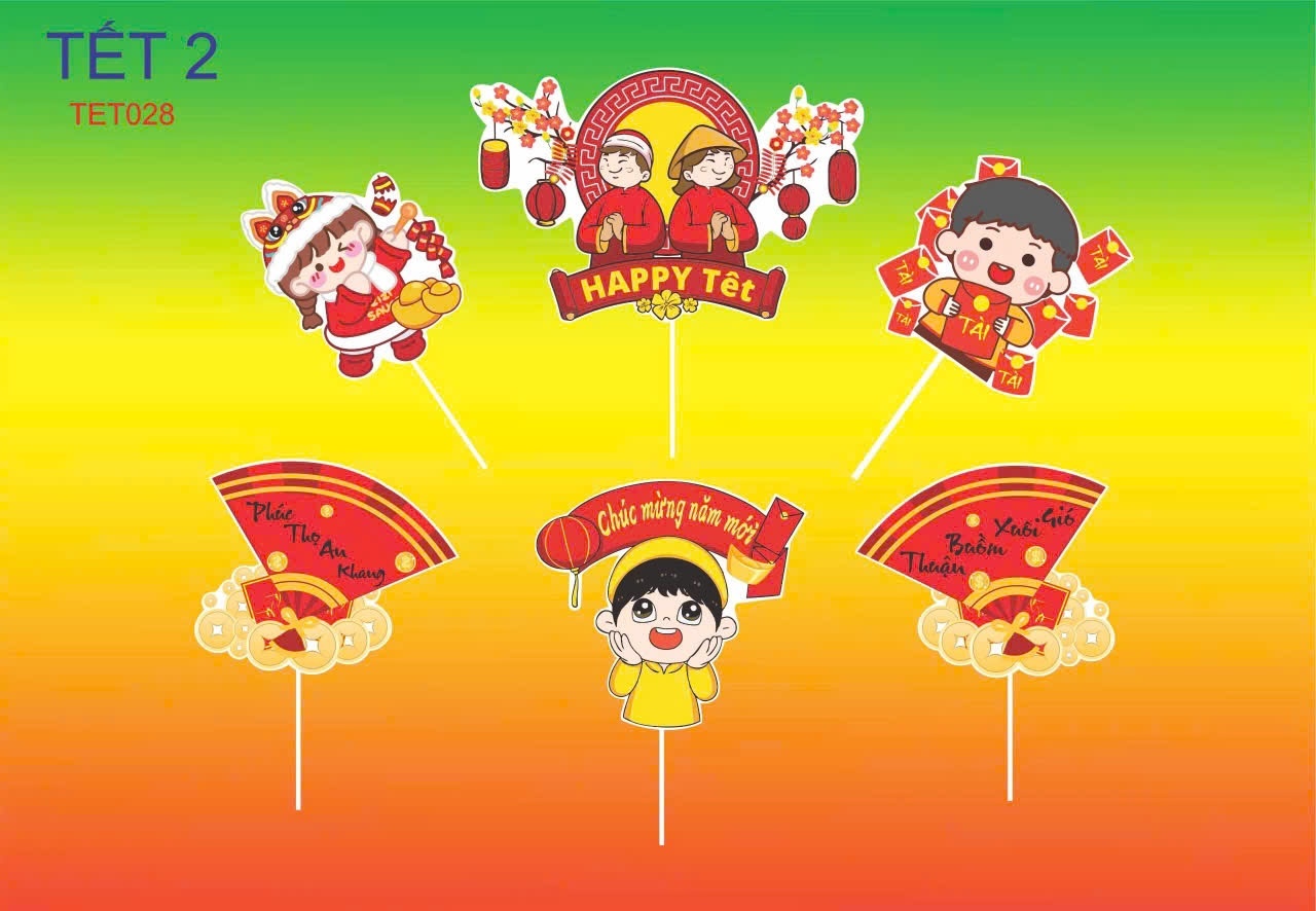 Set Giấy_Chúc mừng năm mới
