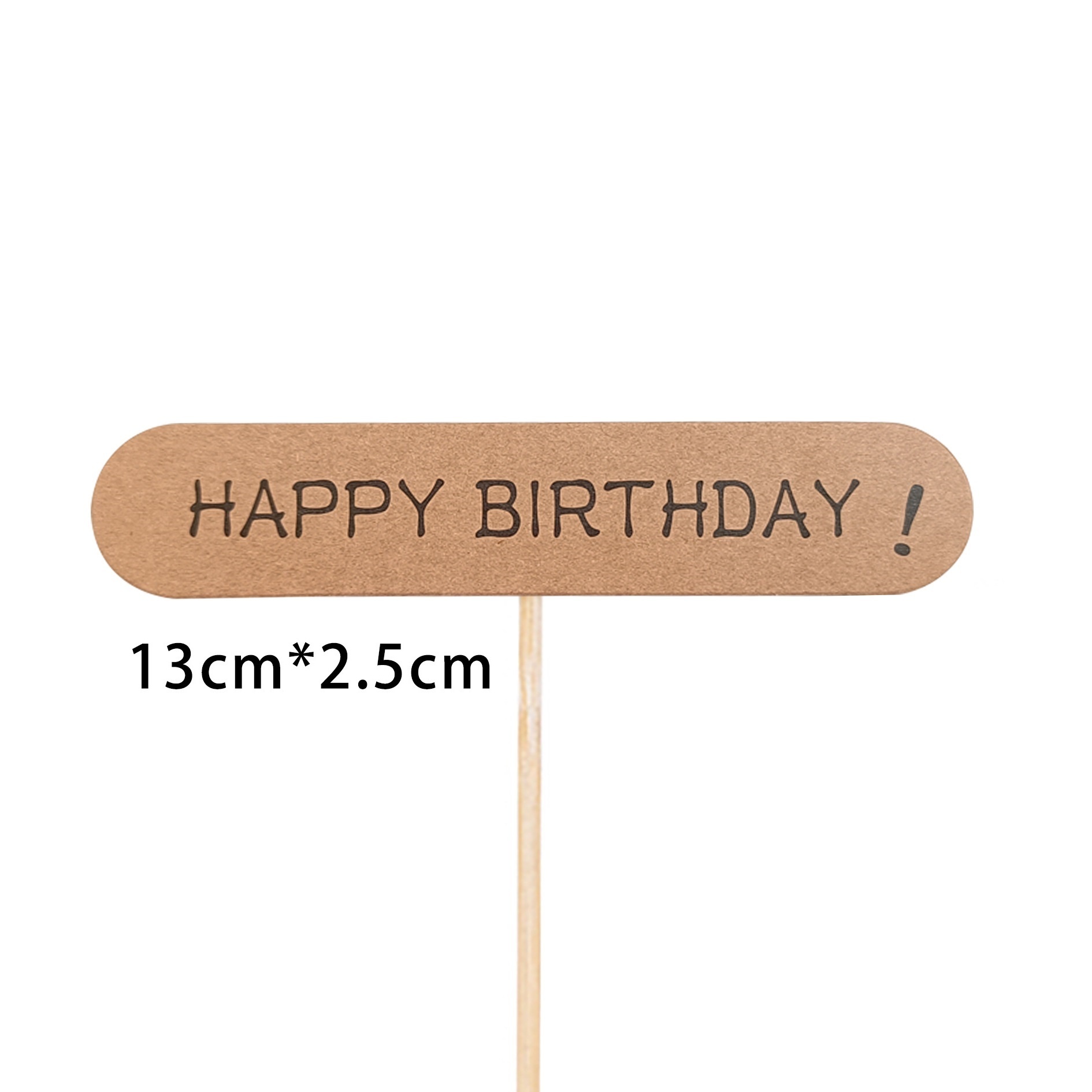 Túi 10 Thẻ Giấy Kraft_Hình Que