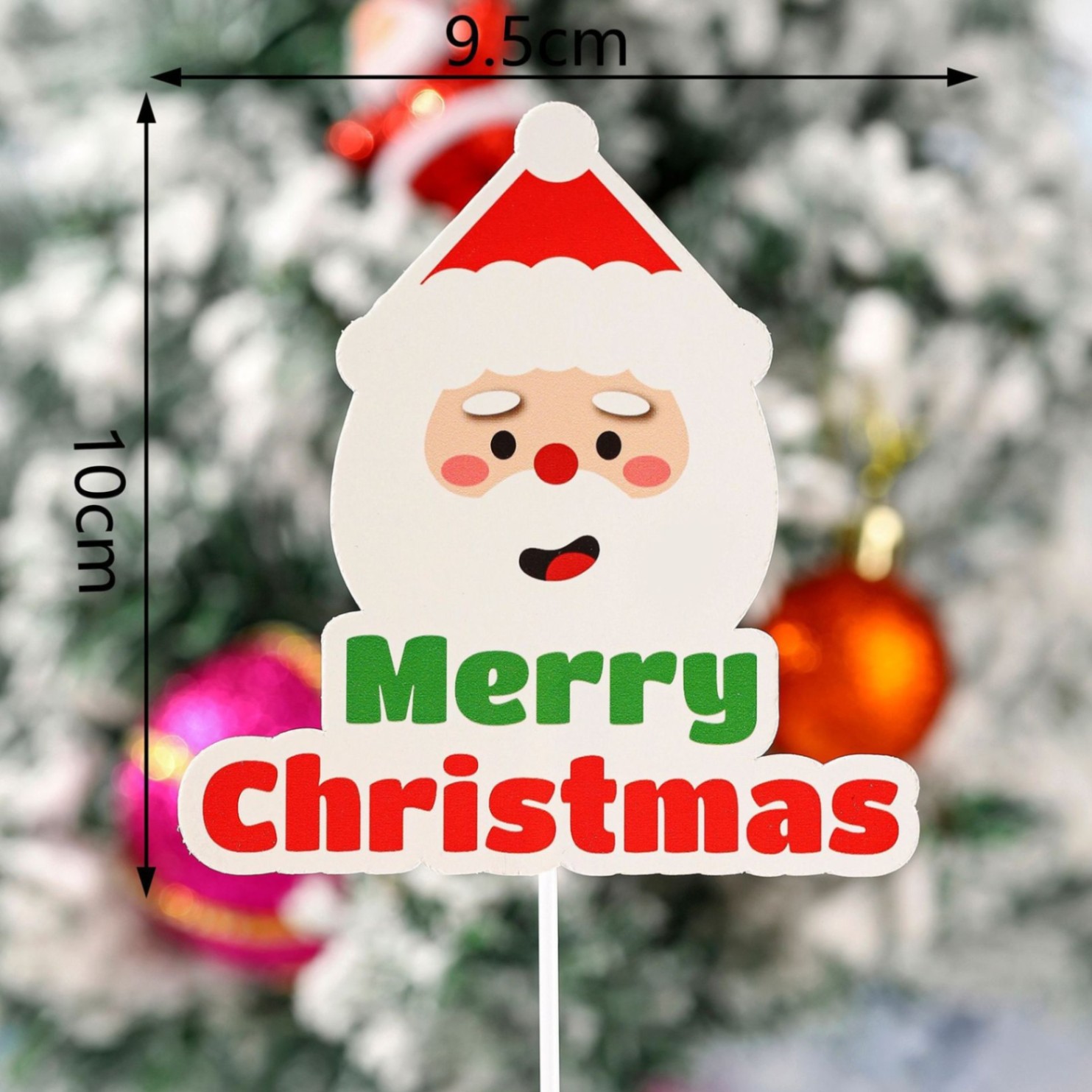 Túi 10 Thẻ Cắm Noel_Ông Già