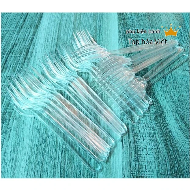 [LẺ] GÓI 20 Dĩa Trong12Cm_ Dĩa Răng