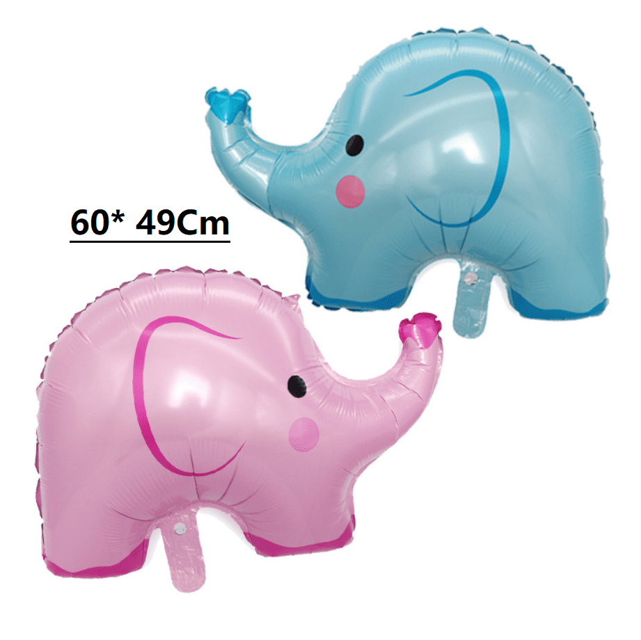 Bóng Bay Tráng Nhôm_80Cm_Voi Hồng