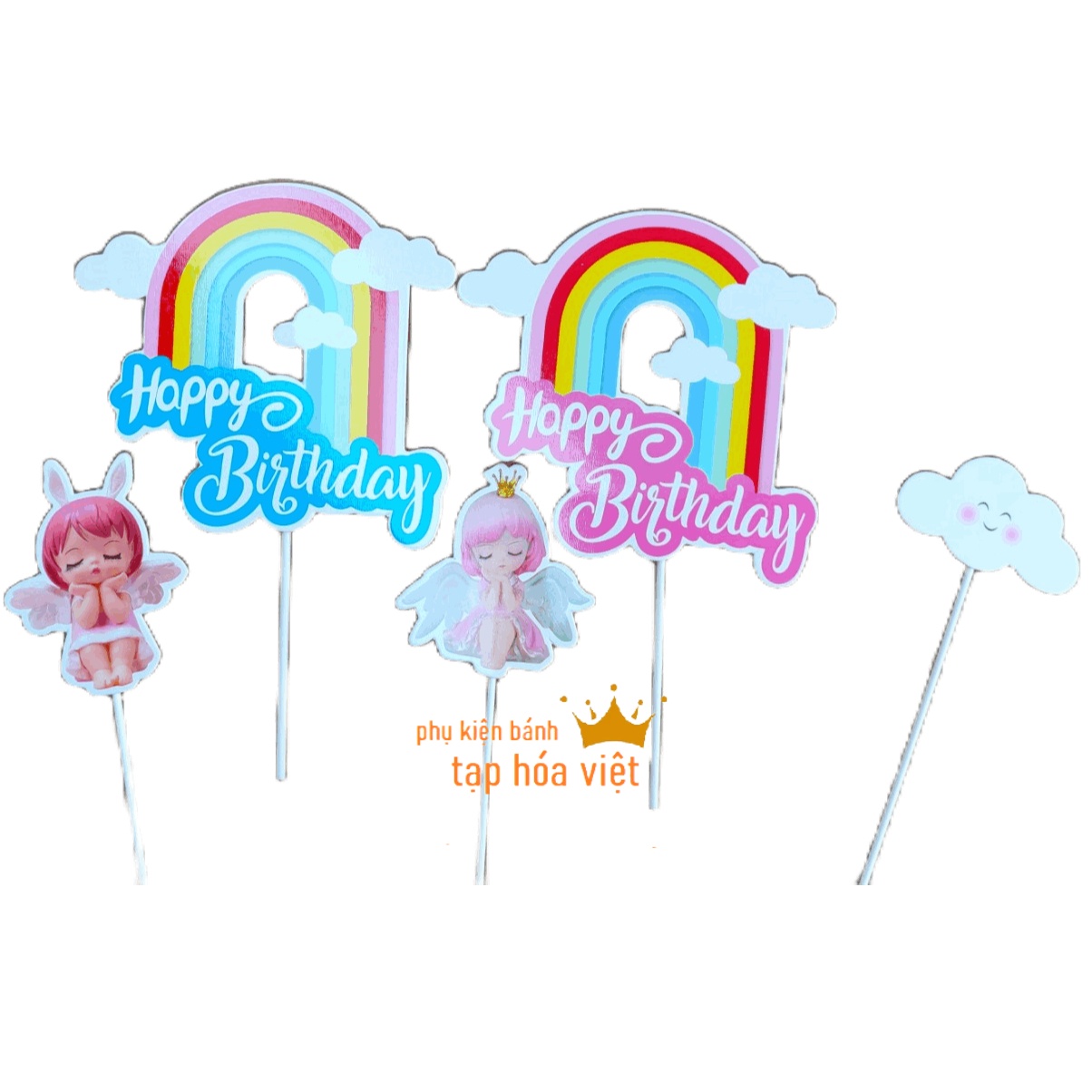 Set Giấy Cầu Vồng Mây