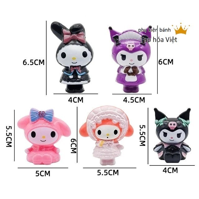 Bộ 5 Mèo Melody_CỨNG