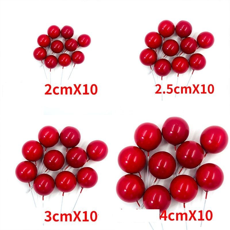 Bịch 40 Bi Xốp_Đỏ Trơn