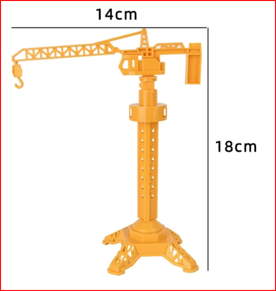 Trục Cẩu Nhựa_Màu Cam 18Cm