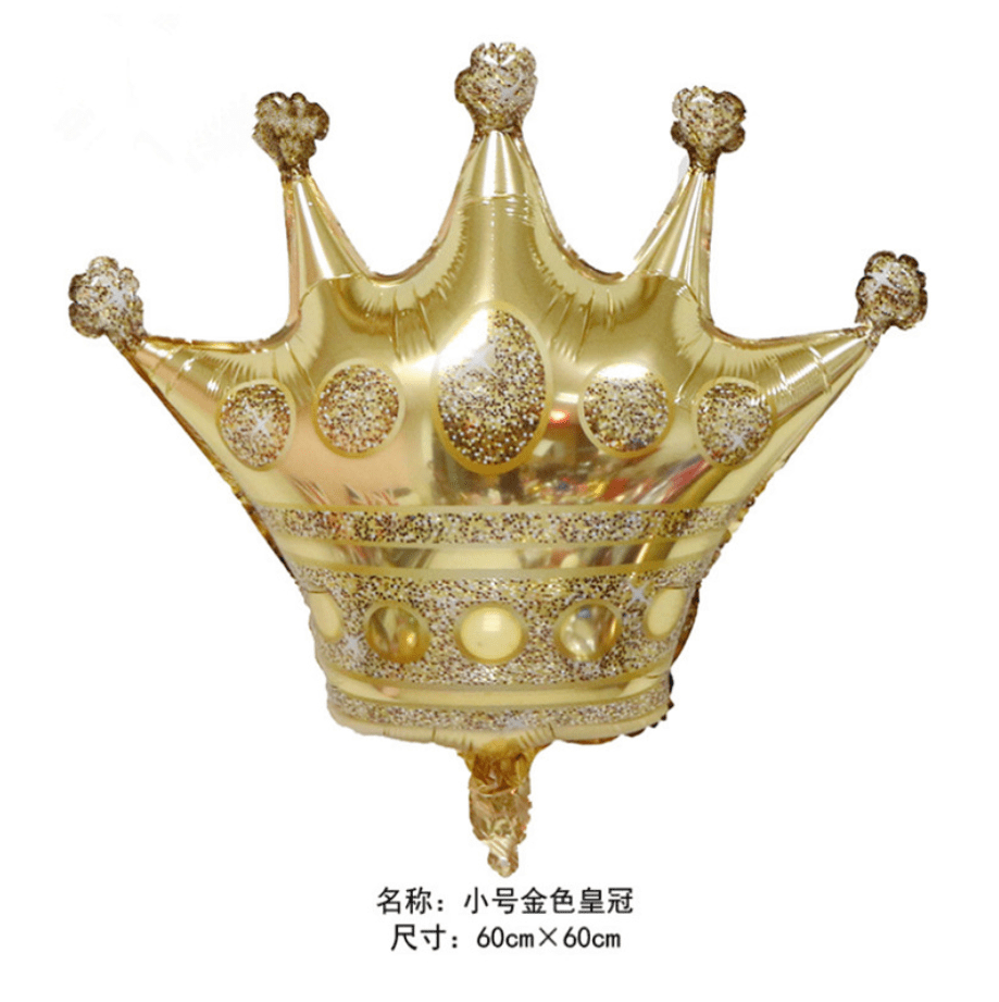Bóng Bay Tráng Nhôm_80Cm_(Vừa) Vương Miện