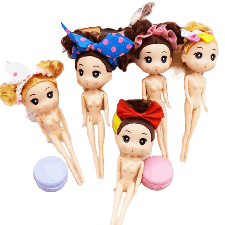 Túi 10 Búp Bê Chibi 18Cm (Cứng)