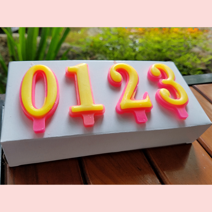 Hộp 20 Cây Nến Số_(Ghi Chú)