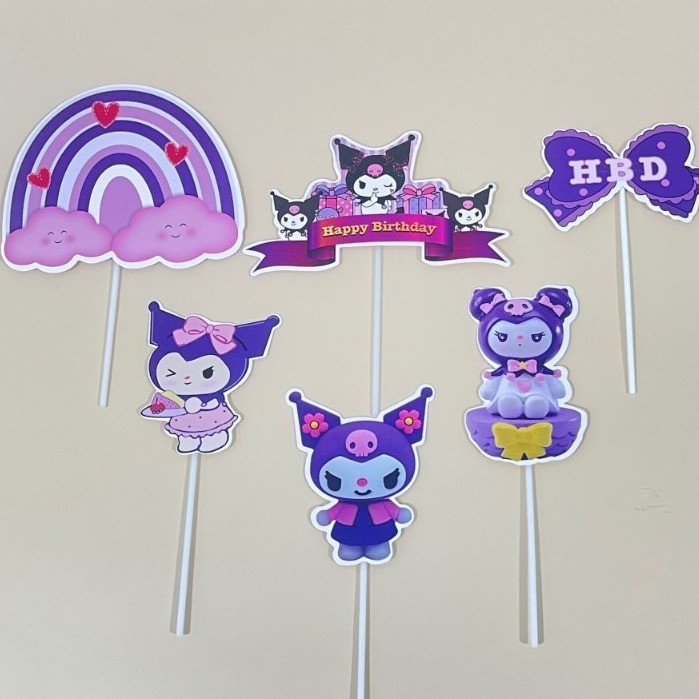 Set Giấy Kuromi_Tím