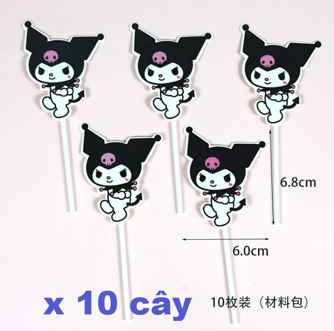 Set Giấy Kuromi_Thẻ Đen #1