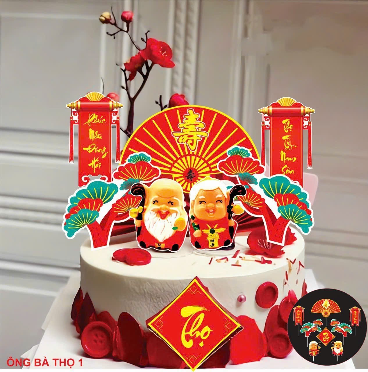 Set Giấy Mừng Thọ