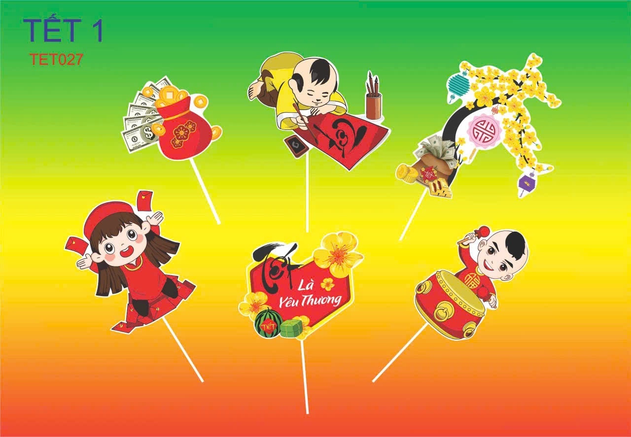 Set Giấy_VUI TẾT