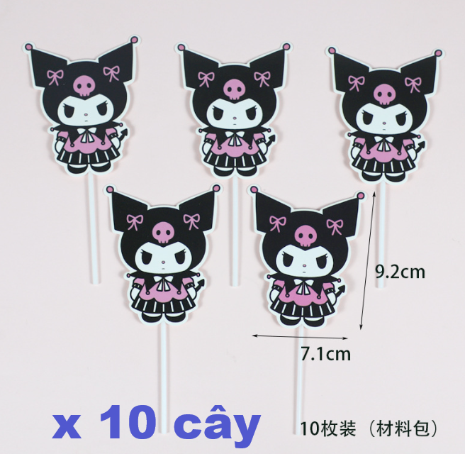 Set Giấy Kuromi_Thẻ Đen #4