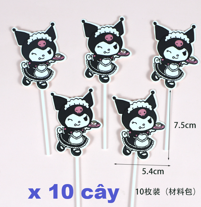 Set Giấy Kuromi_Thẻ Đen #3