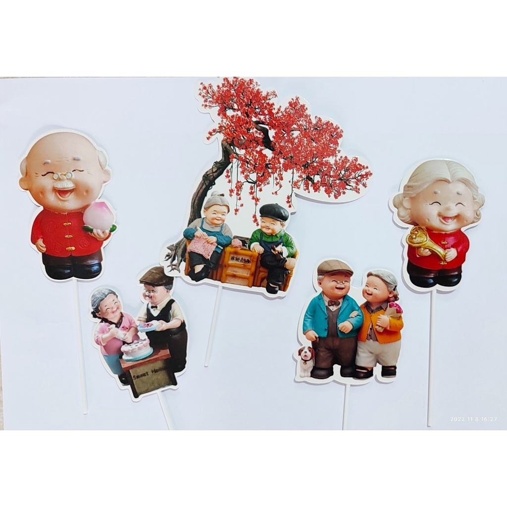 Set Giấy Ông Bà Vui Vẻ