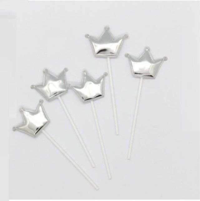 Bó 10 Set Vương Miện Da_Bạc