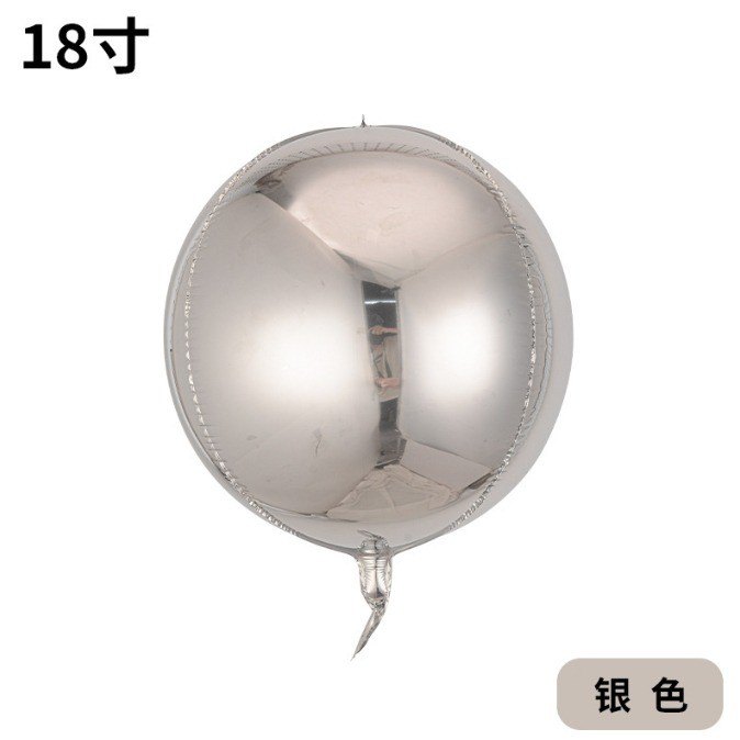 Bóng Bay 4D_Bạc 18 Inch