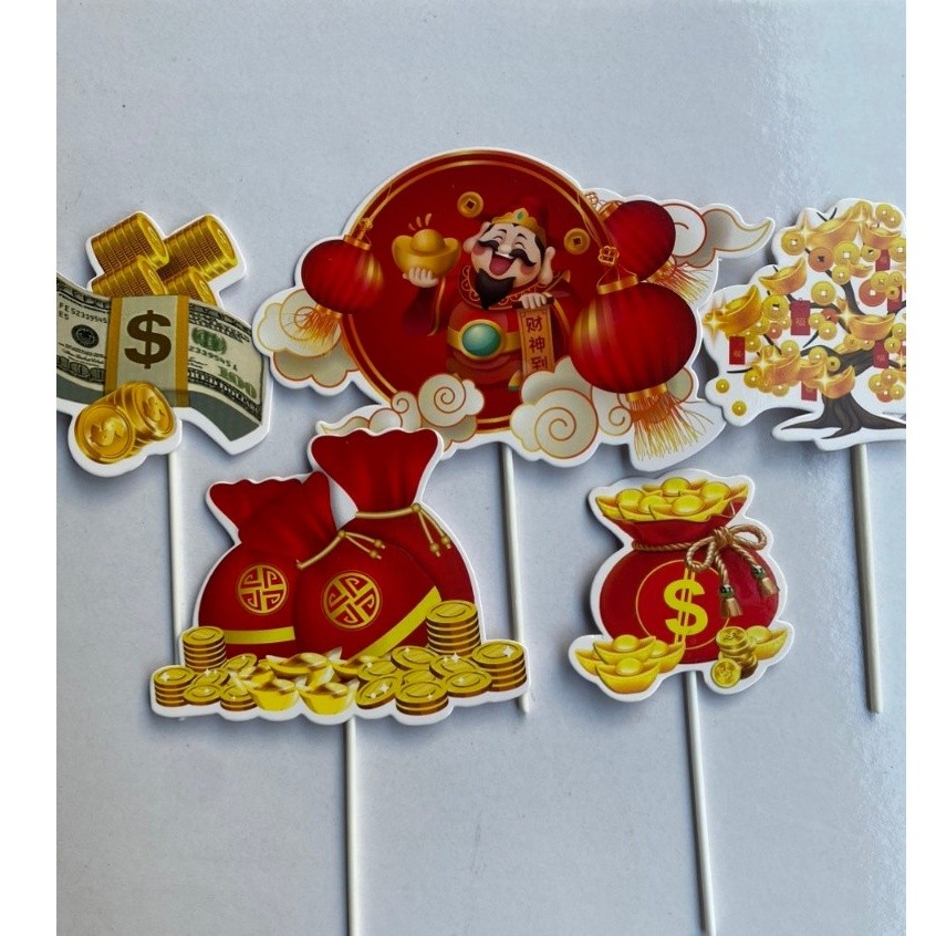 Set Giấy Tết_Thần Tài Đỏ