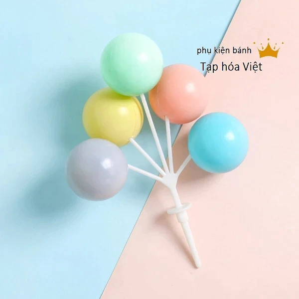Chùm Bóng Nhựa_Pastel