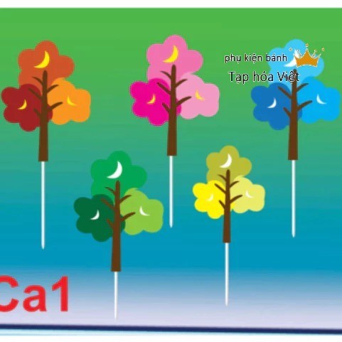 Set Giấy Lá Cây_Mix Màu