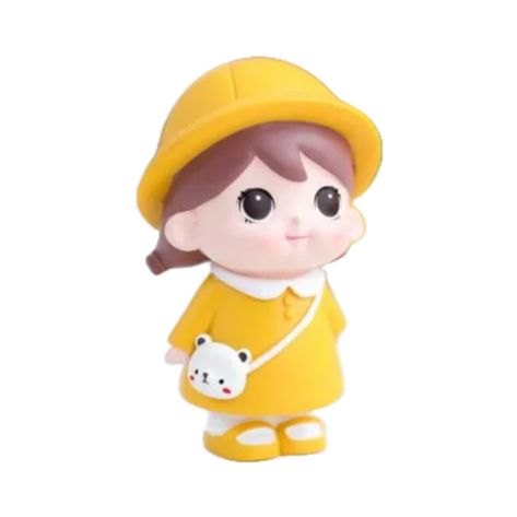 Bé Áo Vàng_Đội Mũ