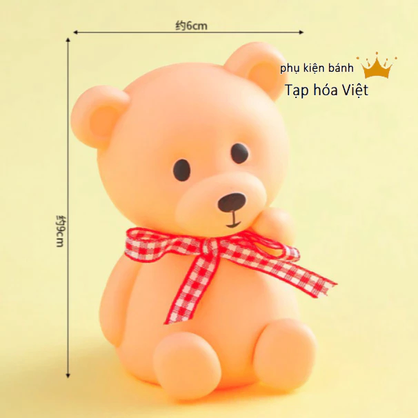 Gấu Vẹo_Nhựa Cứng_không đèn