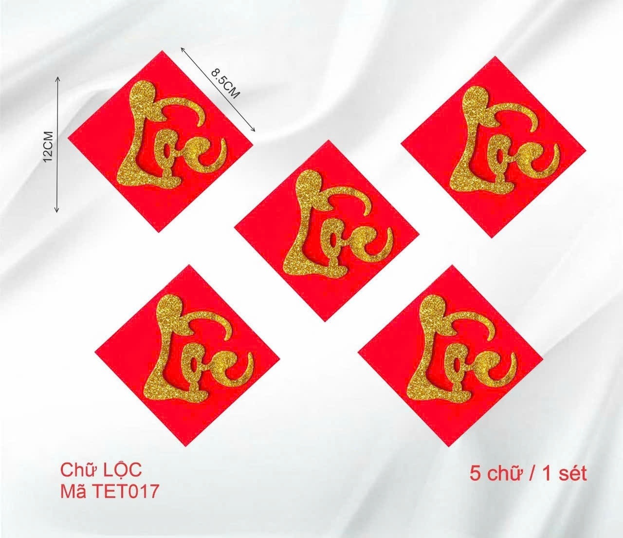 Túi 5 Giấy Nhũ_Lộc
