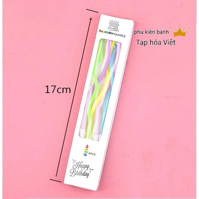 Nến Xoắn Ốc_Mix Pastel