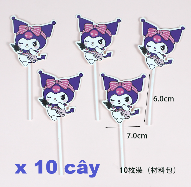 Set Giấy Kuromi_Thẻ Tím