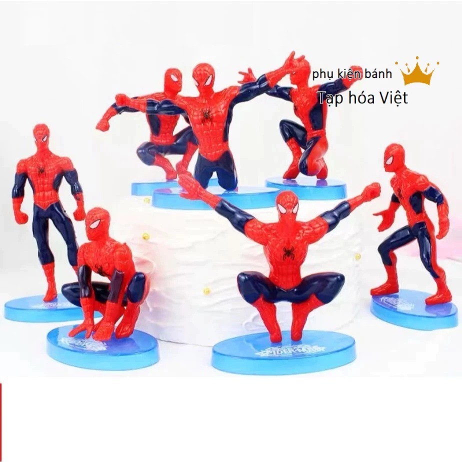 Bộ 7 Siêu Nhân Nhện Nhựa_Cỡ TO