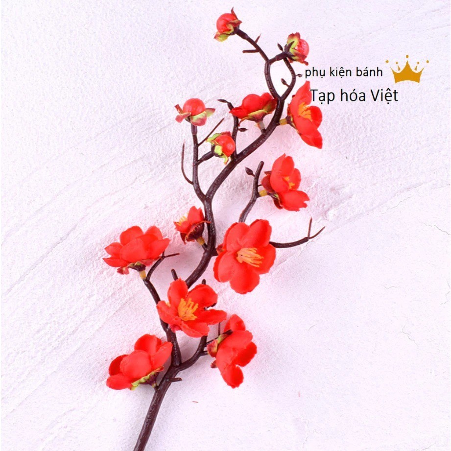 Cành Đào Nhựa_Đỏ