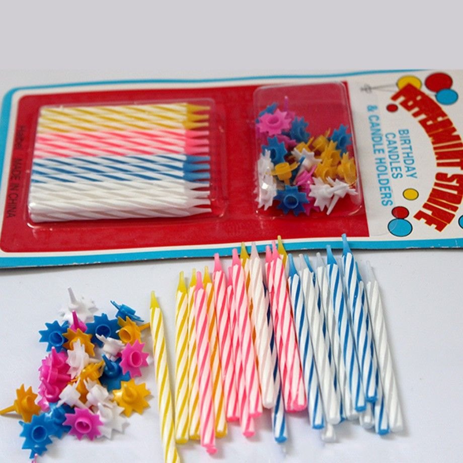 Vỉ 24 Cây Nến Chân Ngắn(1 Vỉ)