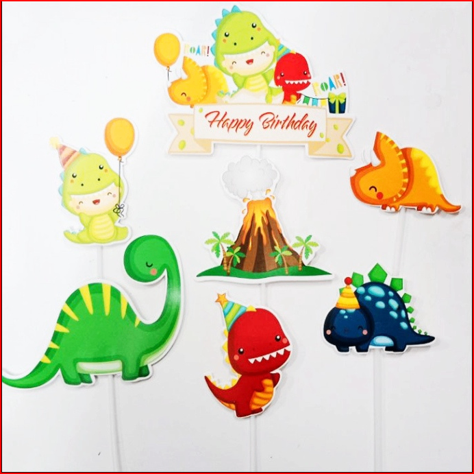 Set Giấy Khủng Long_Vàng