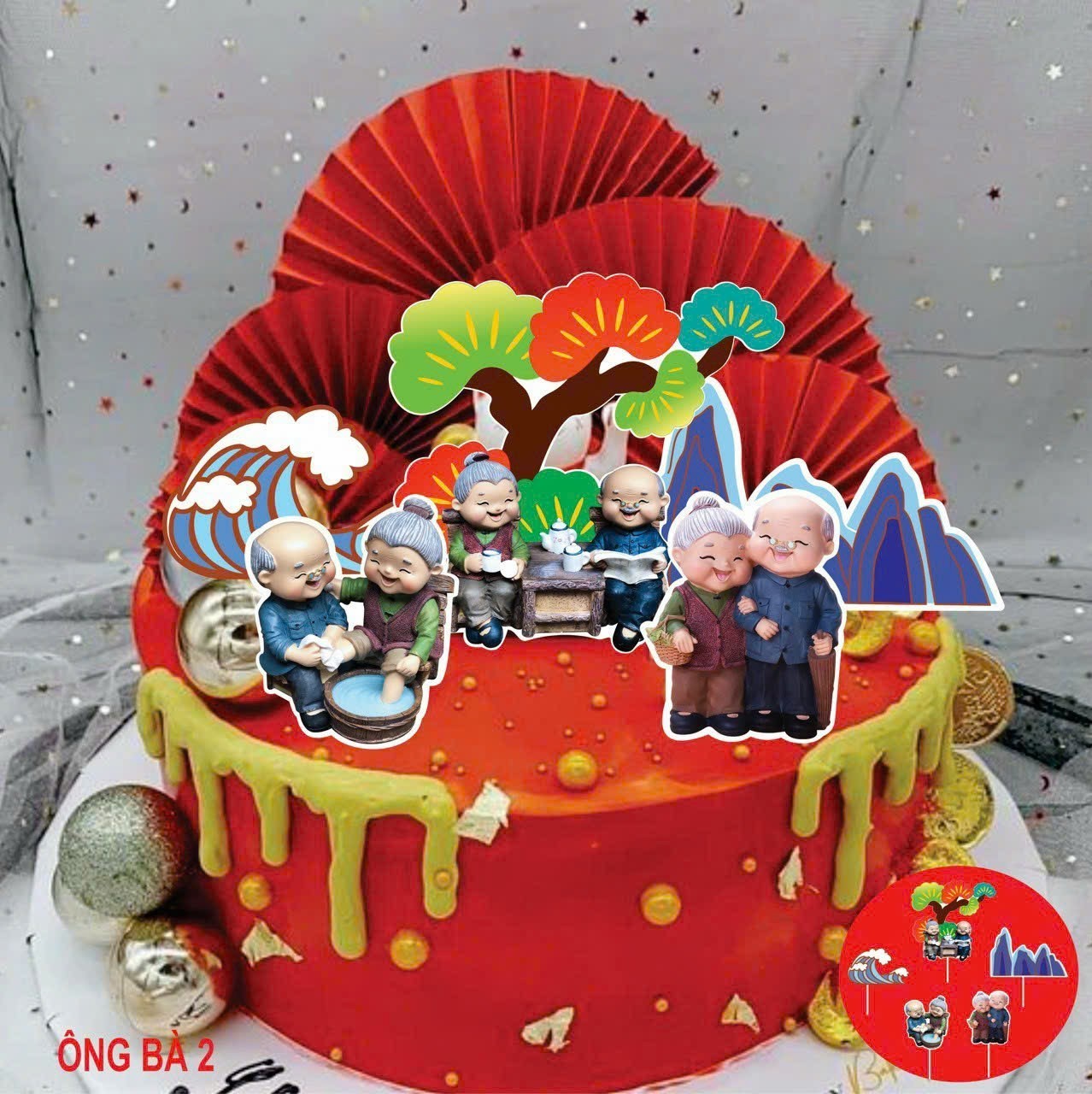 Set Giấy Ông Bà Cây Đa