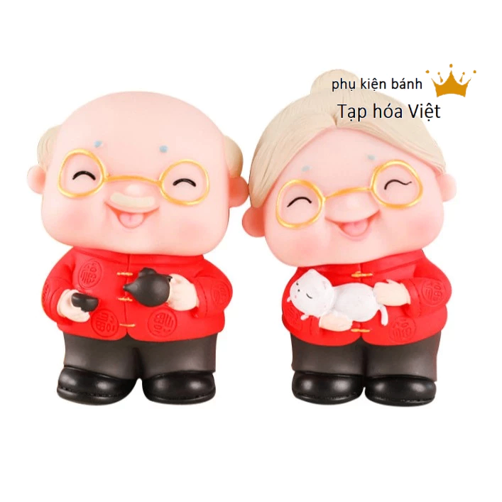 (1 Cặp) Ông & Bà Đỏ