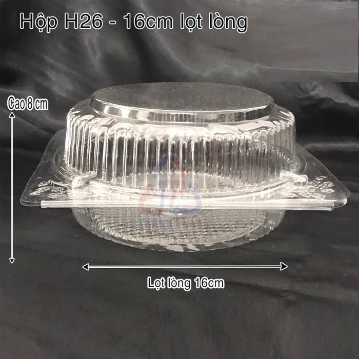 [Hộp H26] Lốc 100 Hộp Nhựa