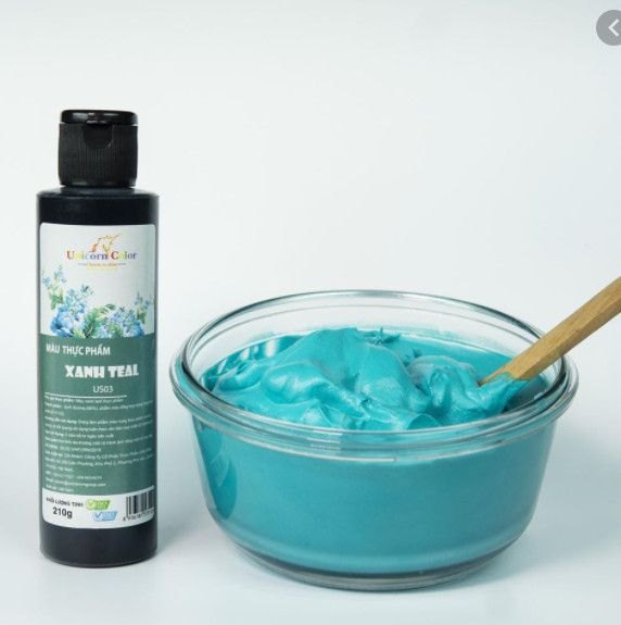 Màu Nước 210g_Chai To_Xanh Teal