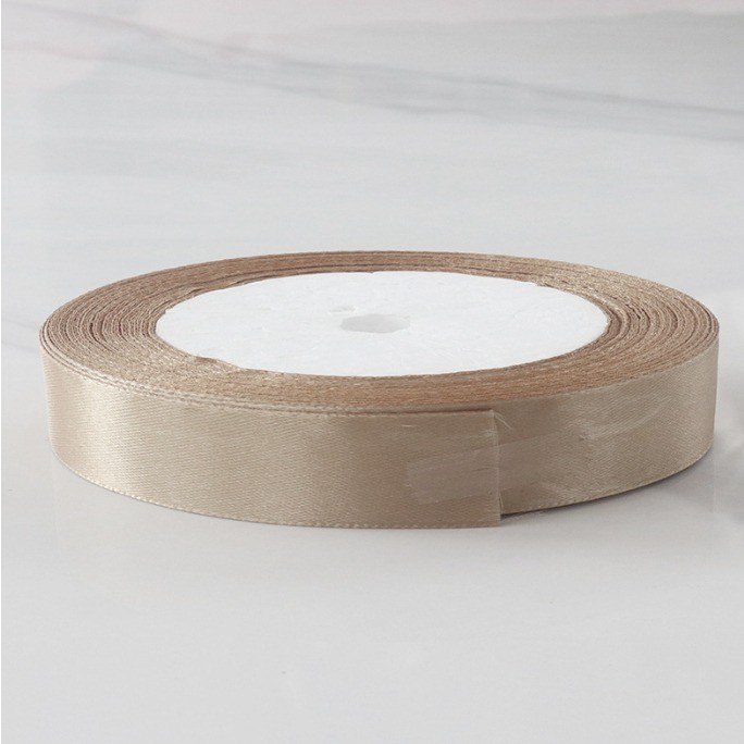 Ruy Băng Lụa 1Cm_Nâu