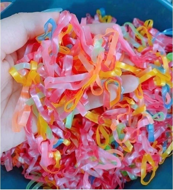 Túi 100g Chun Buộc Tóc_Nhiều Màu
