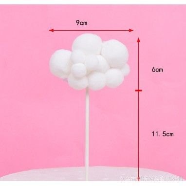 1 Chiếc Mây Bông_Hồng Lớn 11Cm