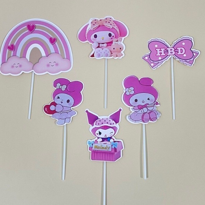 Set Giấy Kuromi_Hồng
